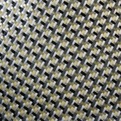 Tecido misto de fibra de carbono de fibra de vidro de fibra de aramida