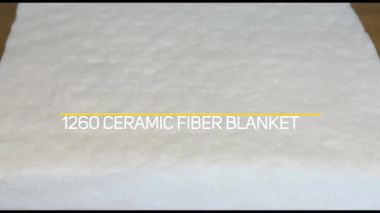 Manta de fibra cerâmica com isolamento térmico Luyangwool para material isolante de alta temperatura